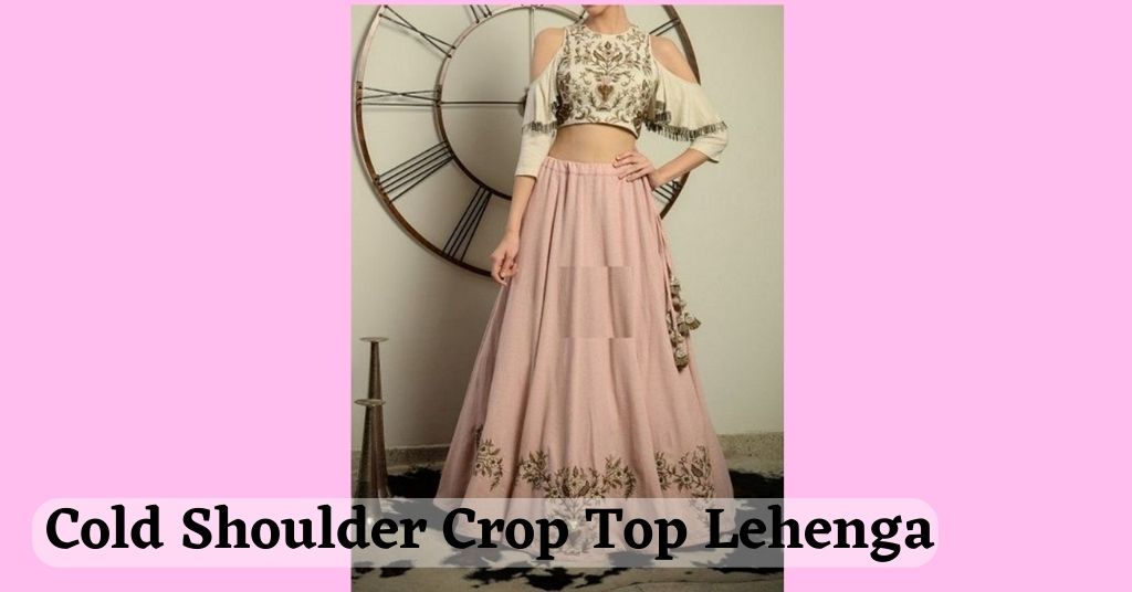 Crop top lehenga designs from sequined net fabric - YouTube